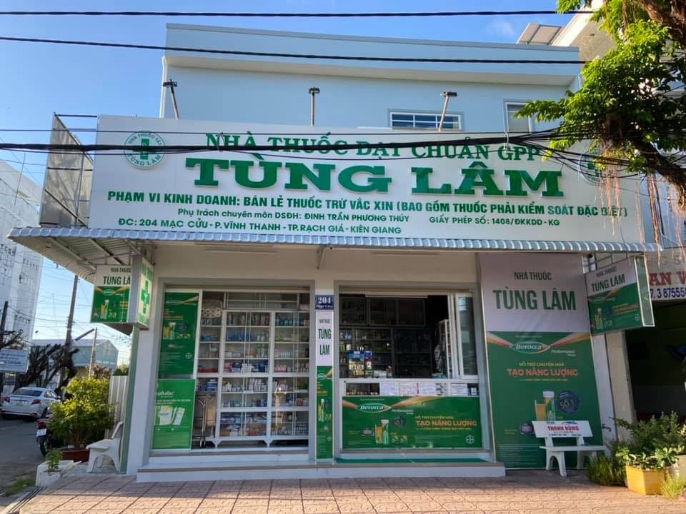 Nhà thuốc Tùng Lâm, 204 Mạc Cửu, Vĩnh Thanh, Rạch Giá, Kiên Giang